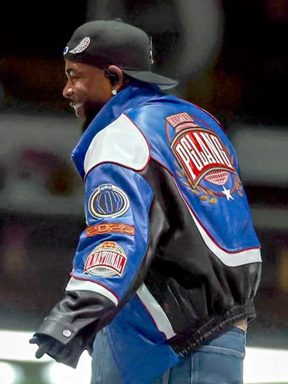 Kendrick Lamar Super Bowl LIX Halftime Show GlORIA Leather Jacket