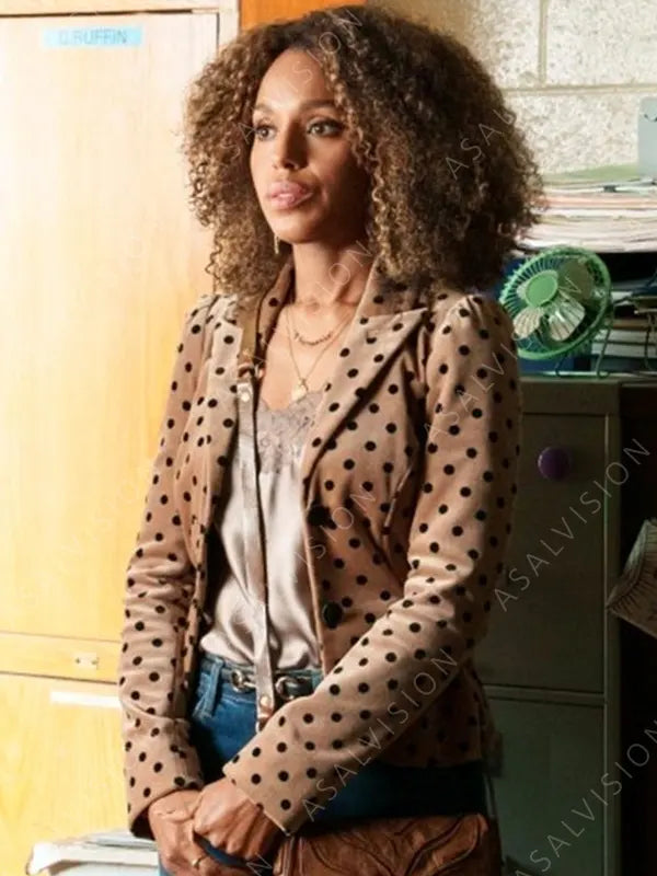 Kerry Washington Brown Blazer