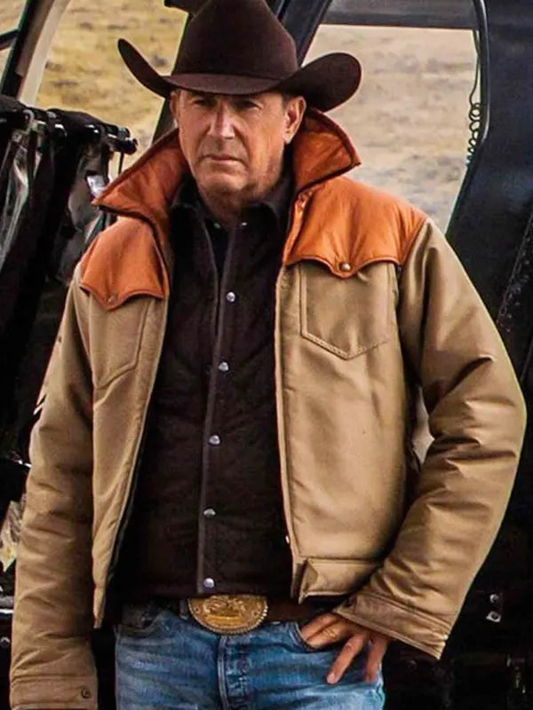 Kevin Costner TV Series Yellowstone John Dutton Jacket
