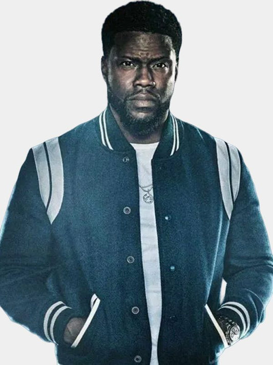 Kevin Hart Green Fleece Bomber Jacket