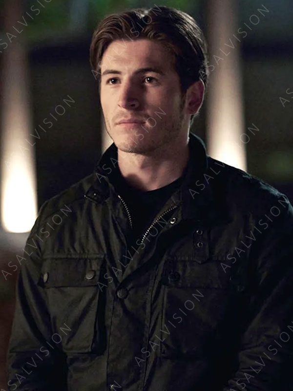 Kieron Moore Vampire Academy 2022 Black Cotton Belted Jacket