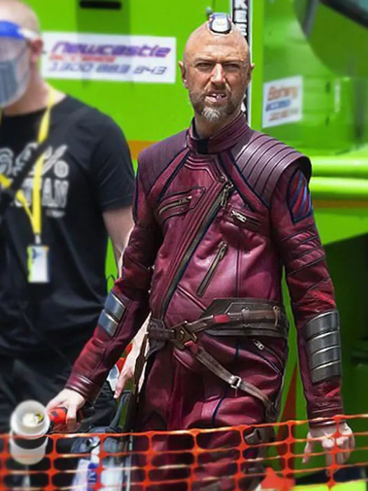Kraglin Obfonteri Thor Love and Thunder Sean Gunn Leather Jacket
