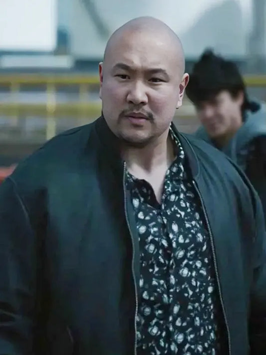 Kraven The Hunter Jon Xue Zhang Black Bomber Jacket