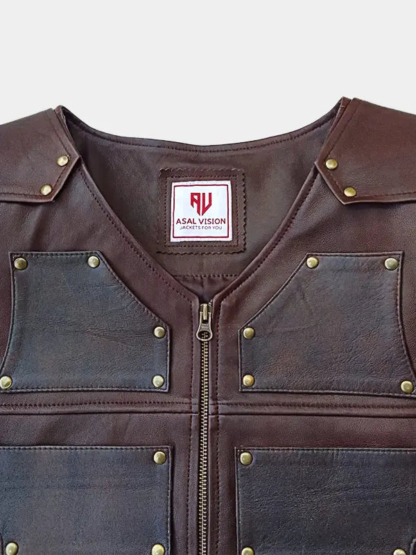 Kraven the Hunter Leather Vest