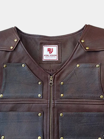 Kraven the Hunter Leather Vest