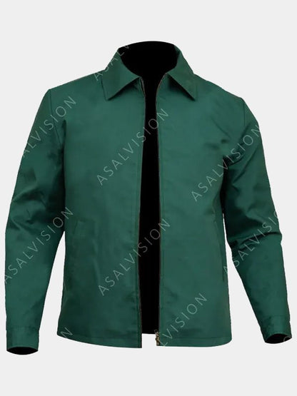 Ladybug Bullet Train Brad Pitt Green Jacket