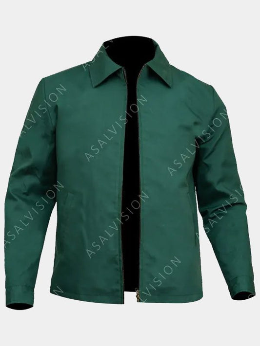 Ladybug Bullet Train Brad Pitt Green Jacket