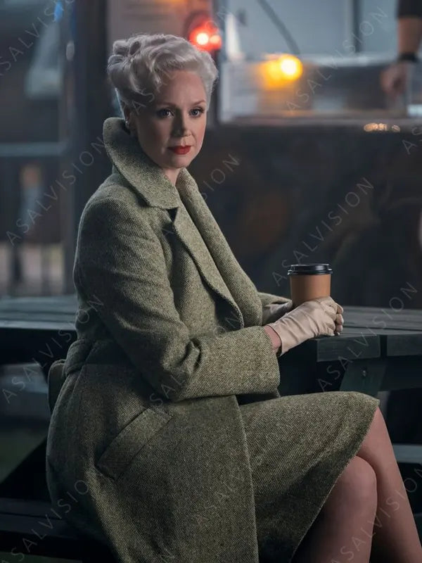 Larissa Weems Green Trench Coat