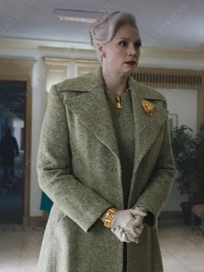 Larissa Weems Green Trench Coat