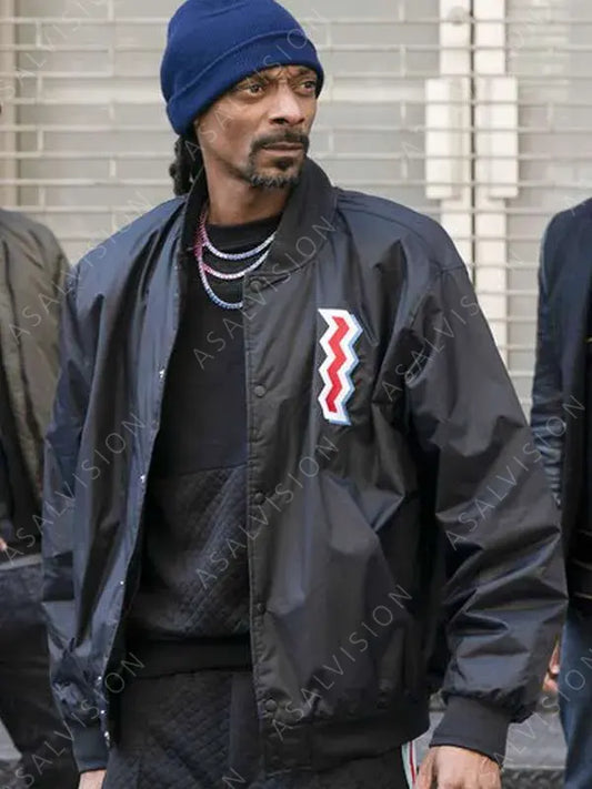 Law and Order SVU Snoop Dogg Black Bomber Jacket