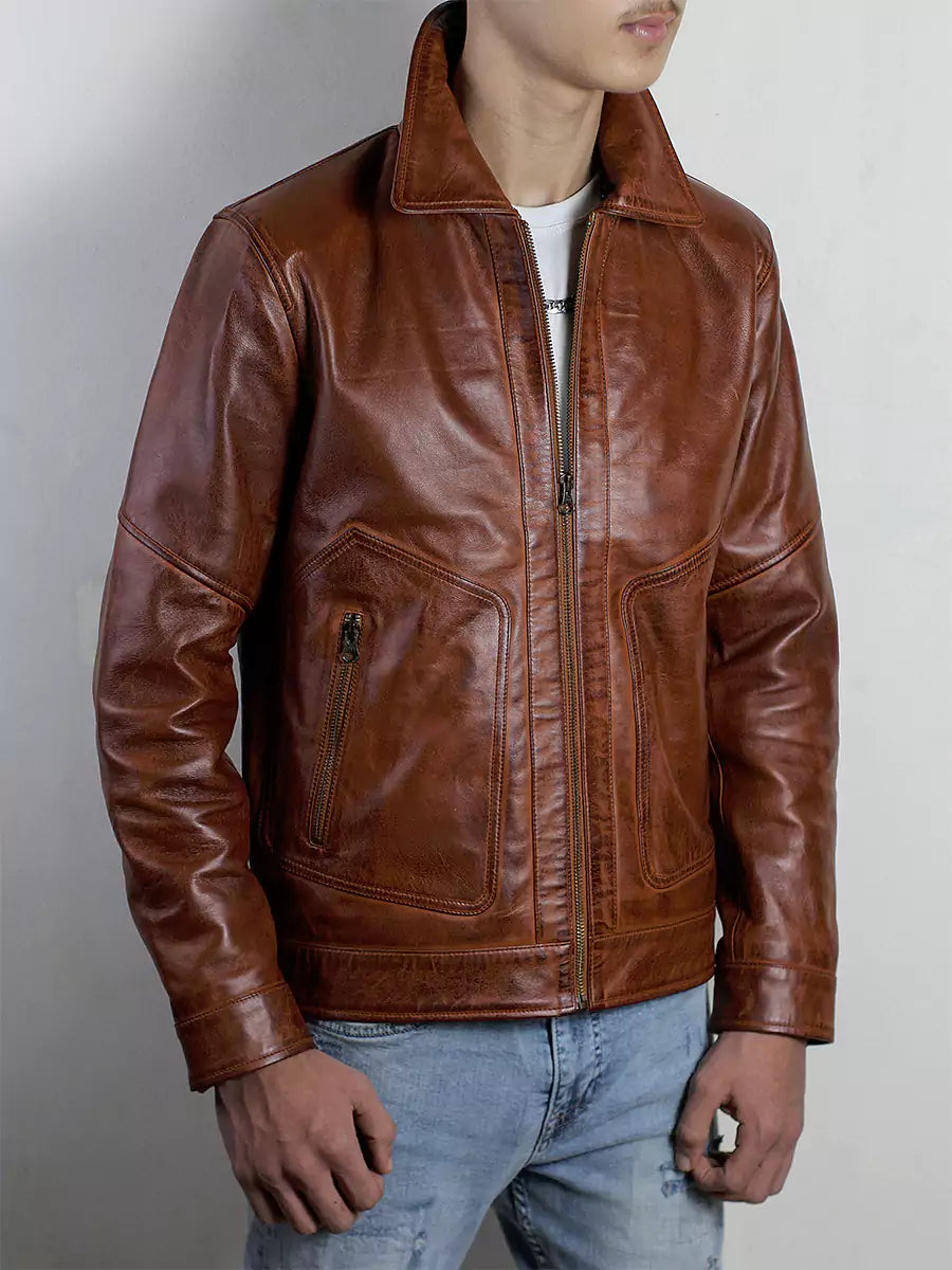 Leather Brown Jacket