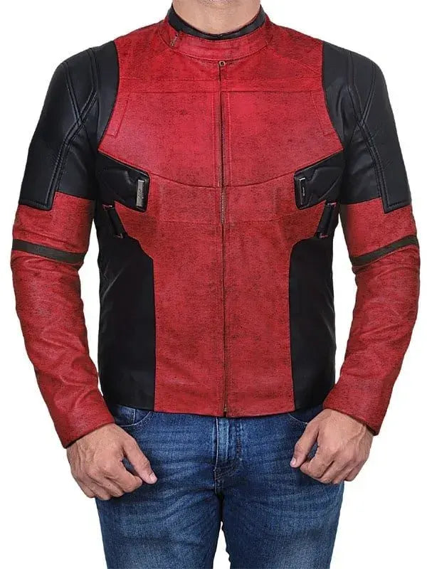 Leather Jacket Red And Black