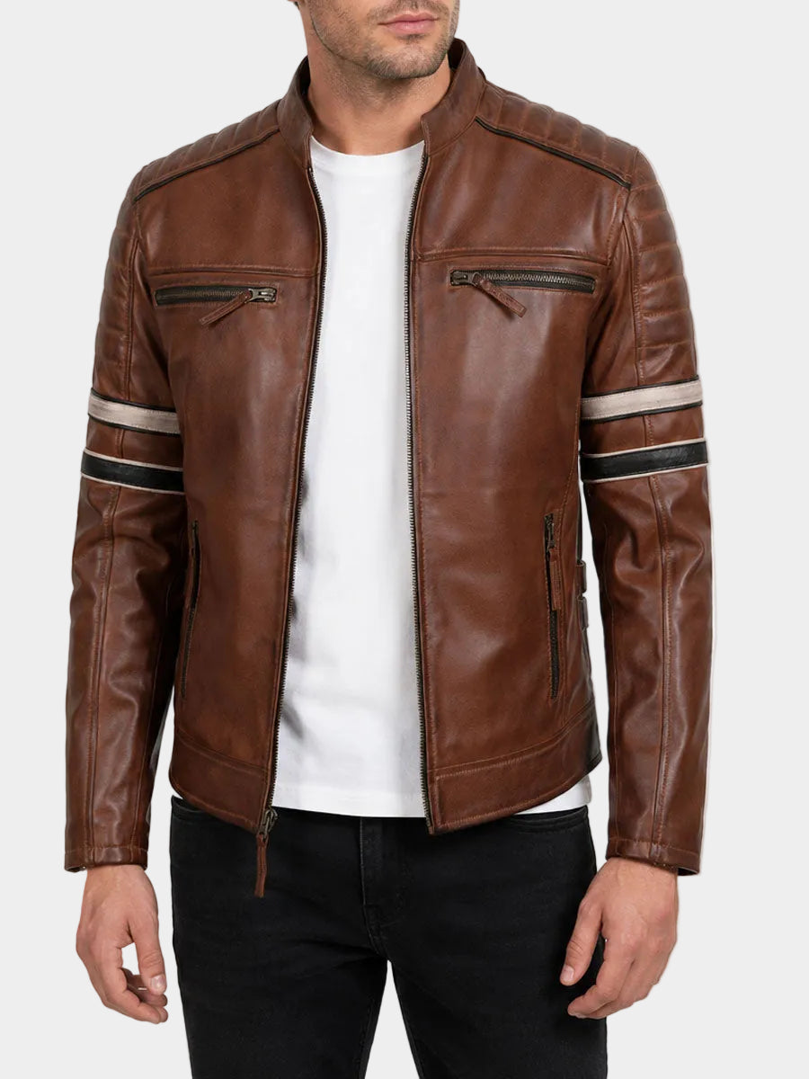 Leather Brown Jacket Buy In USA