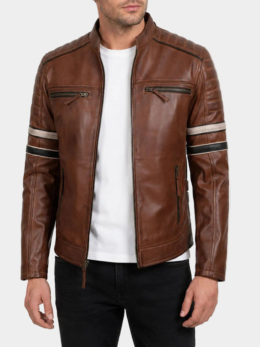 Leather Brown Jacket Buy In USA