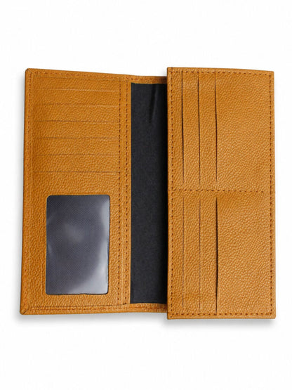 Bulk Tan Long Cow Leather Wallet (50 Pcs)