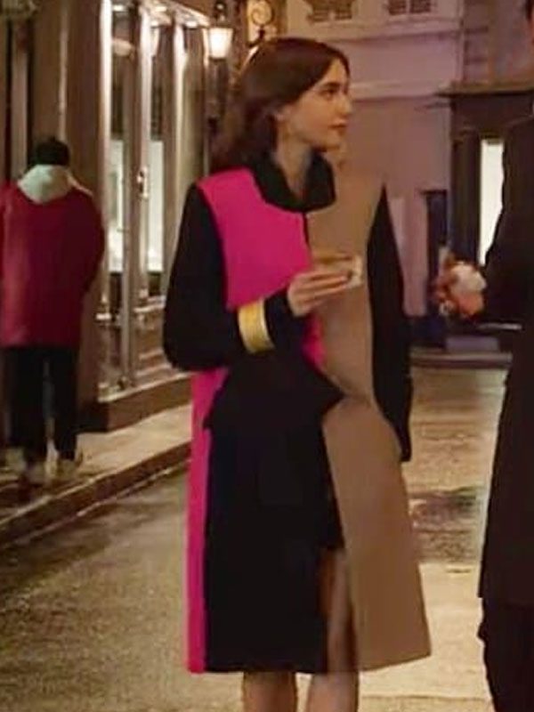 Lily Collin Coat