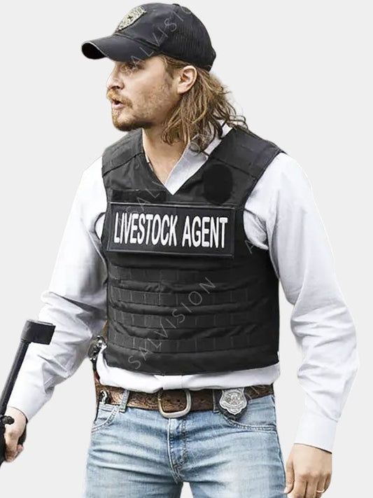 Livestock Agent Yellowstone Black Vest