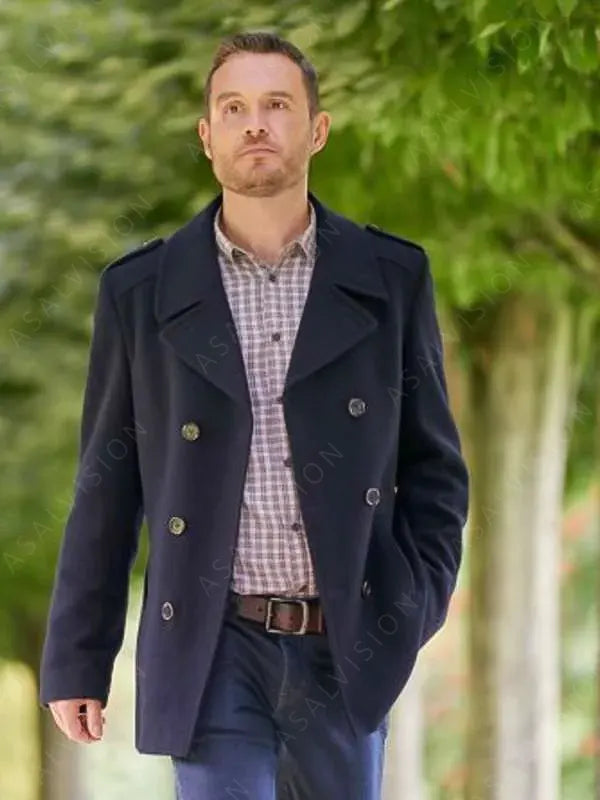 Logan Campbell A Scottish Love Scheme Black Peacoat