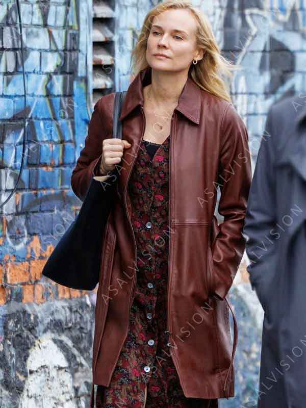 Longing 2024 Alice Leather Coat