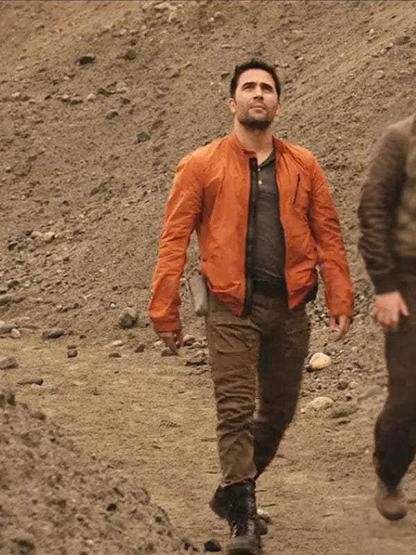 Lost In Space Ignacio Serricchio Orange Jacket