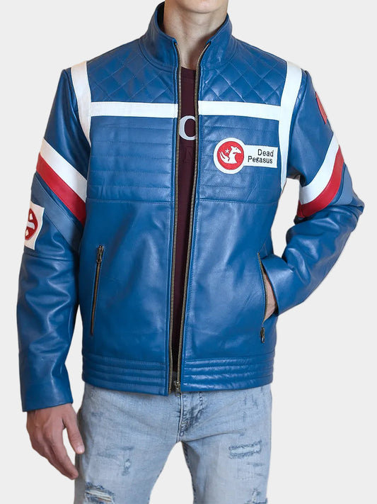 MCR Party Poison Dead Pegasus Leather Jacket