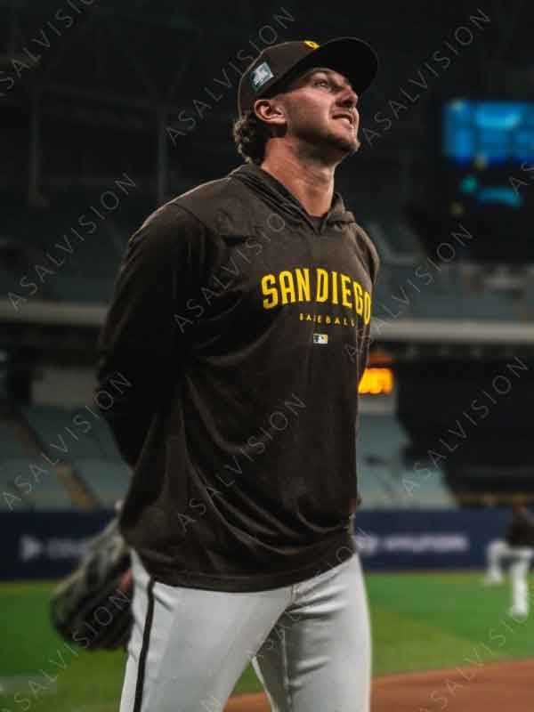 MLB World Tour Seoul Series San Diego Padres Brown Hoodie