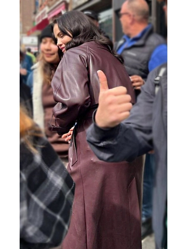 Mabel Mora Leather Coat