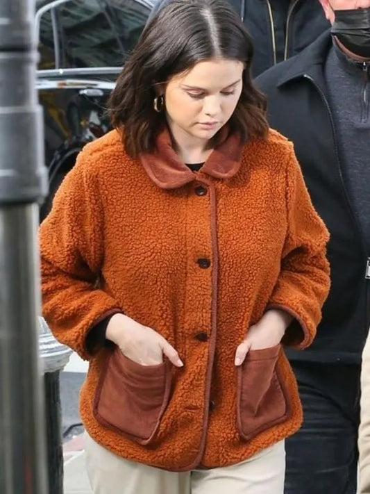 Mabel Mora Only Murders In the Building Orange Jacket