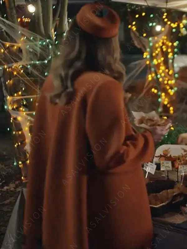 Madam Hawthorne Halloween Orange Pumpkin Coat