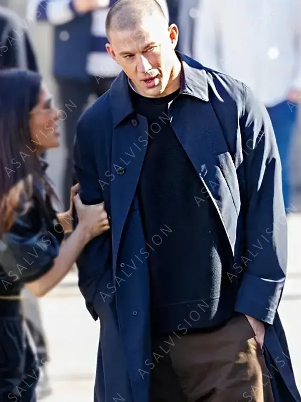 Magic Mike’s Last Dance Blue Trench Coat