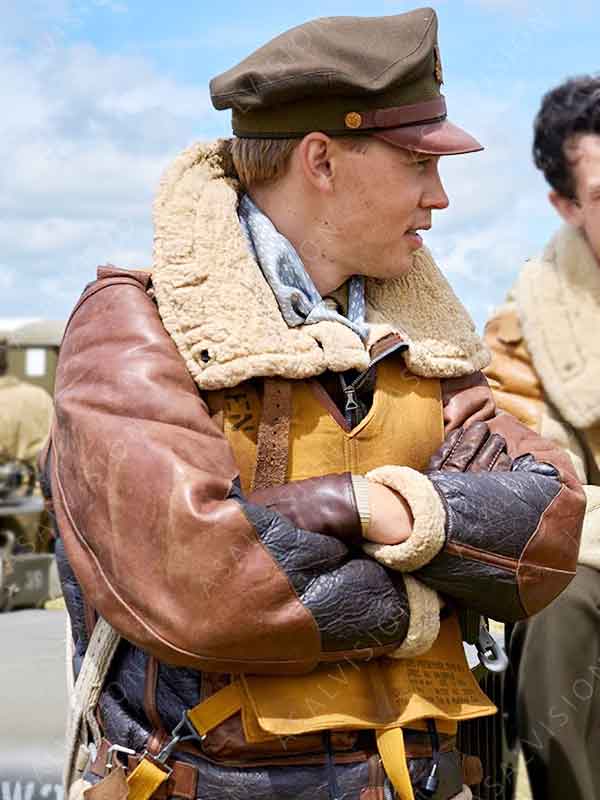 Maj. Gale ‘Buck’ Cleven Shearling Leather Military Jacket