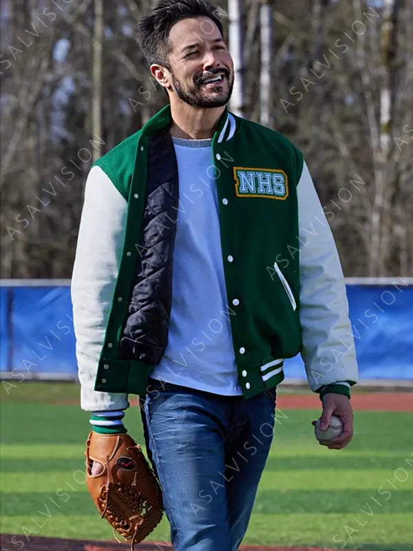 Marco Grazzini Hearts In The Game Diego Vasquez Bomber Letterman Jacket