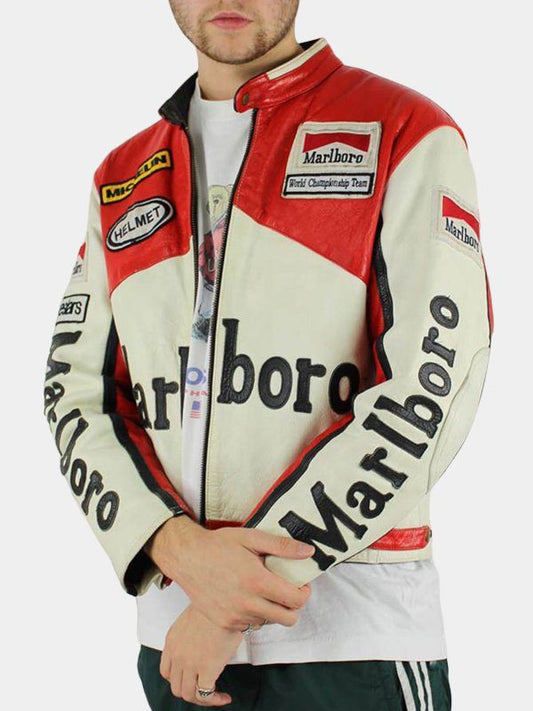 Marlboro Motorcycle Leather Jacket