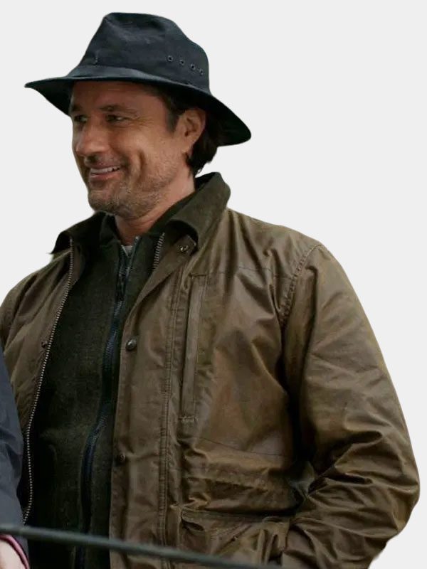 Martin Henderson Virgin River Season 2 Brown Jacket