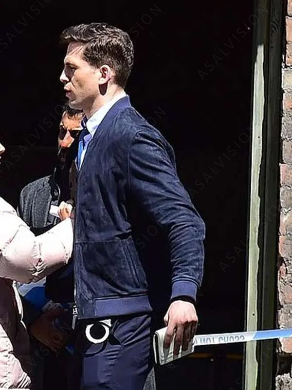 Marty McGregor Fool Me Once Blue Bomber Jacket