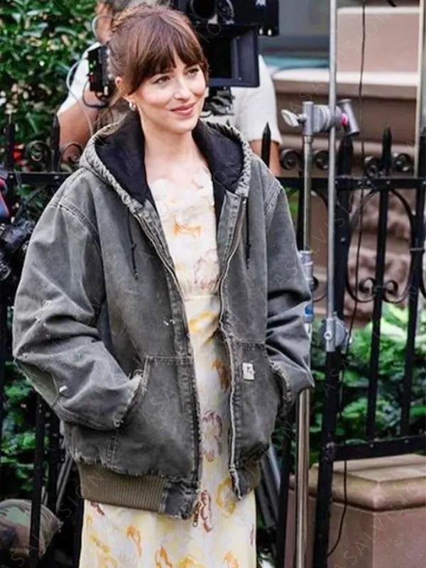 Materialists Dakota Johnson Hooded Jacket