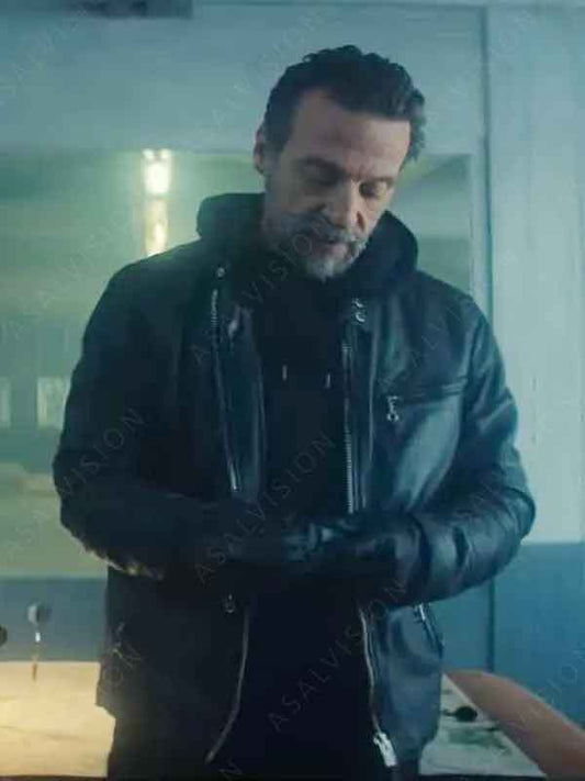 Mathieu Kassovitz Furies Driss Black Leather Jacket