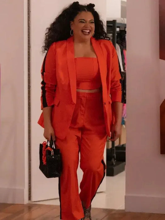 Mavis Beaumont Orange Blazer