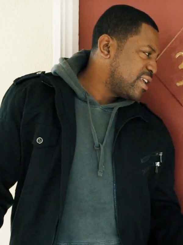 Max Bomer Movie Lights Out 2024 Mekhi Phifer Black Jacket
