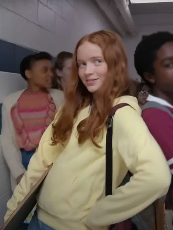 Max Mayfield Stranger Things Sadie Sink Yellow Hoodie