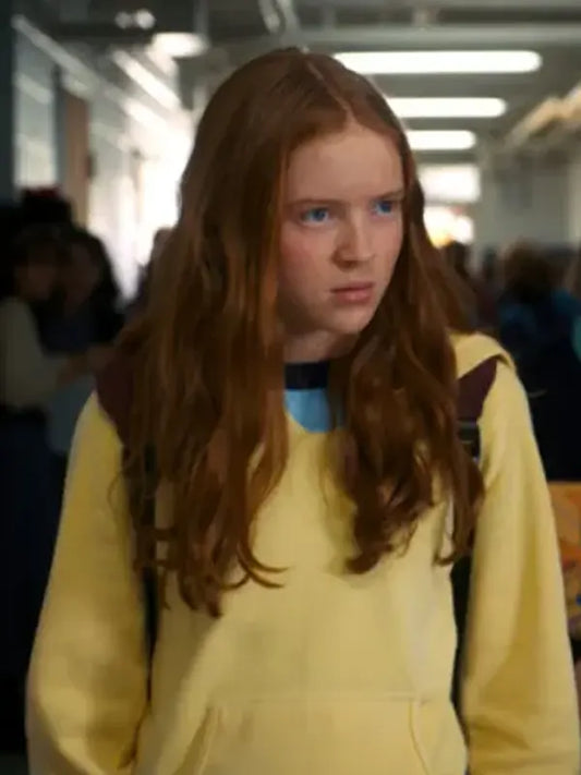 Max Mayfield Stranger Things Sadie Sink Yellow Hoodie