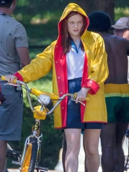 Max Mayfield Yellow Coat