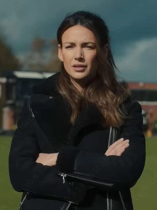 Maya Stern Michelle Keegan Shearling Leather Jacket