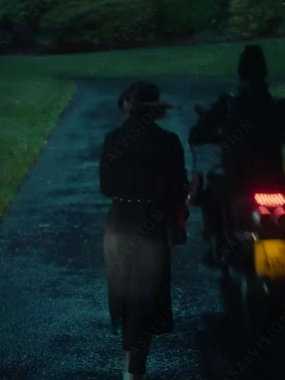 Maya Stern Fool Me Once Season 1 Michelle Keegan Black Trench Coat