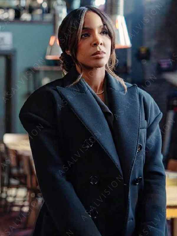 Mea Culpa 2024 Kelly Rowland Black Trench Coat