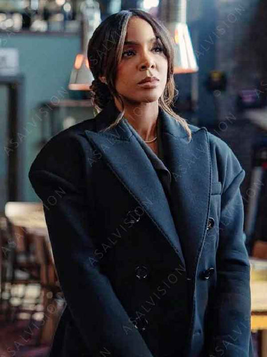 Mea Culpa 2024 Kelly Rowland Black Trench Coat