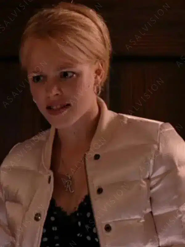 Mean Girls 2024 Rachel McAdams Pink Puffer Jacket