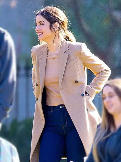 Melinda Movie Deep Water 2022 Ana de Armas Trench Wool Coat