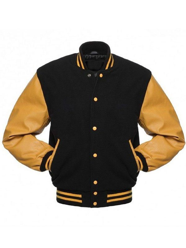 Men Varsity College Bomber Jacket
