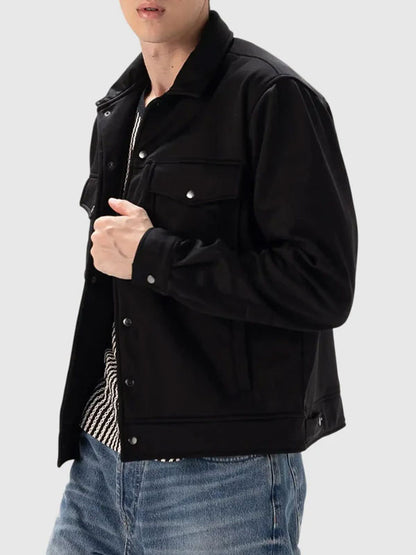 Westlan Lightweight Black Trucker Jacket